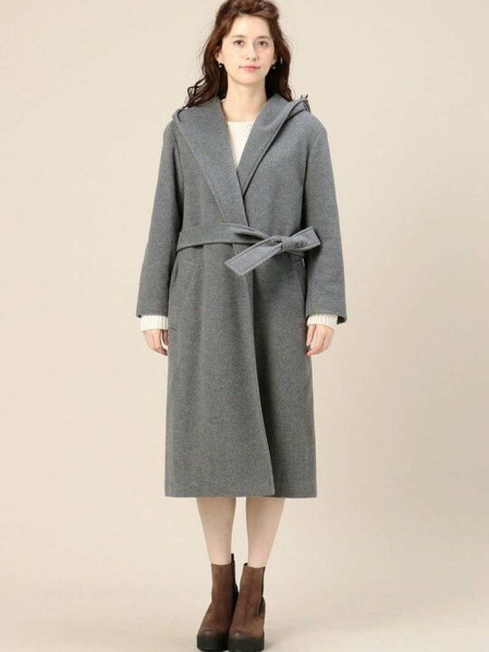 楽天市場】【SALE／50%OFF】BY フードロングガウンコート BEAUTY&YOUTH 