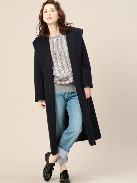 楽天市場】【SALE／50%OFF】BY フードロングガウンコート BEAUTY&YOUTH 