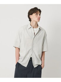 ツイードライク テクスチャード レギュラー シャツ GRANDE型 BEAUTY&YOUTH UNITED ARROWS ビューティー＆ユース　ユナイテッドアローズ トップス シャツ・ブラウス グレー ブラック【送料無料】[Rakuten Fashion]