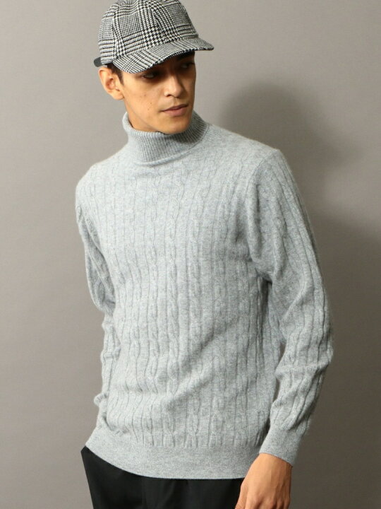 楽天市場】【SALE／50%OFF】BY L&F カシミヤ ケーブル タートルネック 