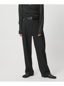 ＜MARW UNITED ARROWS＞ジャージー タックパンツ MARW UNITED ARROWS ビューティー＆ユース　ユナイテッドアローズ パンツ スラックス・ドレスパンツ グレー ブラック【送料無料】[Rakuten Fashion]