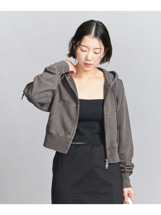 楽天市場】【SALE／30%OFF】コットン ショートフロントジップパーカー 