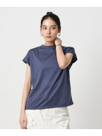 クルーネック フレンチスリーブ カットソー BEAUTY&YOUTH UNITED ARROWS ビューティー＆ユース　ユナイテッドアローズ トップス カットソー・Tシャツ ピンク ブラック グリーン ホワイト【送料無料】[Rakuten Fashion]