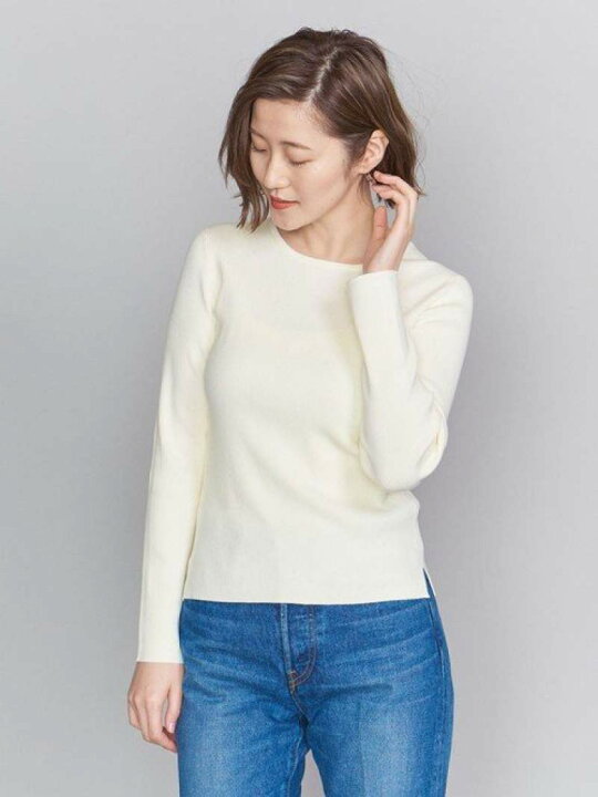 楽天市場】【SALE／70%OFF】BY リブクルーネックロングスリーブニット  