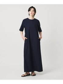 ＜MARW UNITED ARROWS＞5分袖 ベーシック ロング ワンピース MARW UNITED ARROWS ビューティー＆ユース　ユナイテッドアローズ ワンピース・ドレス ワンピース ブラック ネイビー グレー【送料無料】[Rakuten Fashion]
