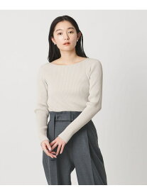 【SALE／30%OFF】＜MARW UNITED ARROWS＞リブ ボートネック ニット MARW UNITED ARROWS ビューティー＆ユース　ユナイテッドアローズ トップス ニット ネイビー ブラック ホワイト グレー【RBA_E】【送料無料】[Rakuten Fashion]