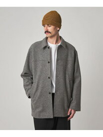 【SALE／45%OFF】＜Steven Alan＞ ニット メルトン カー コート Steven Alan ビューティー＆ユース　ユナイテッドアローズ ジャケット・アウター その他のジャケット・アウター ブラック グレー【RBA_E】【送料無料】[Rakuten Fashion]