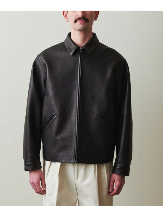 楽天市場】＜Steven Alan＞ シボ シープレザー ワーク ブルゾン Steven 