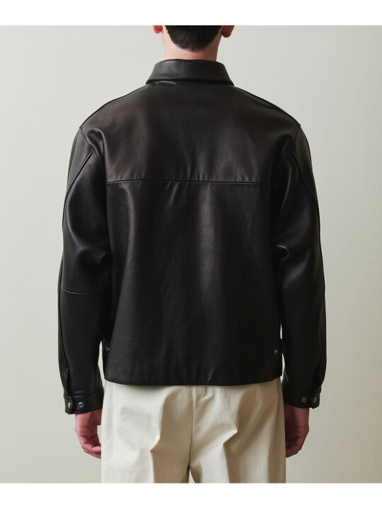 楽天市場】＜Steven Alan＞ シボ シープレザー ワーク ブルゾン Steven 