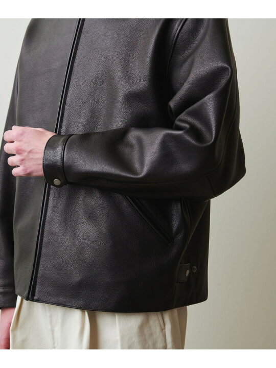 楽天市場】＜Steven Alan＞ シボ シープレザー ワーク ブルゾン Steven 