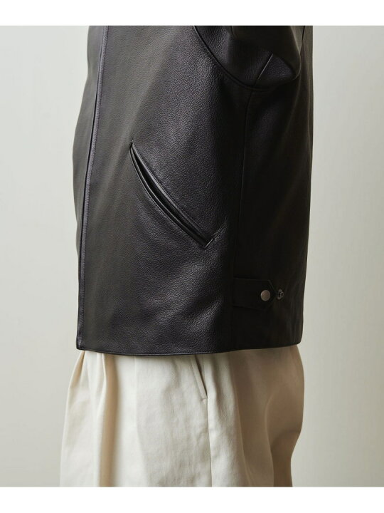 楽天市場】＜Steven Alan＞ シボ シープレザー ワーク ブルゾン Steven 