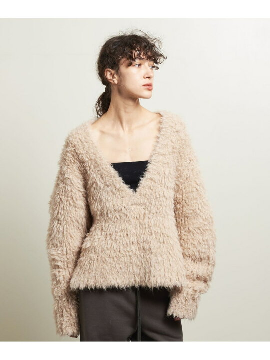 楽天市場】【SALE／50%OFF】＜ATTISESSION＞アルパカ ファーライク V 