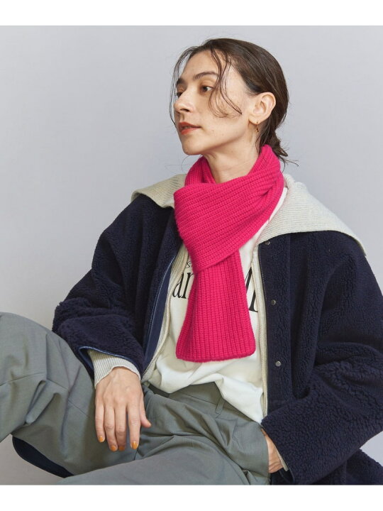 楽天市場】【SALE／50%OFF】ウールカシミヤ ミニ マフラー 