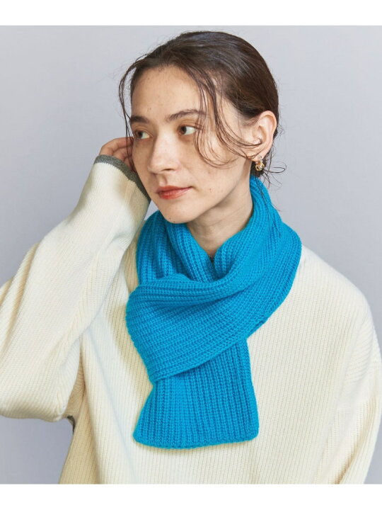 楽天市場】【SALE／50%OFF】ウールカシミヤ ミニ マフラー 