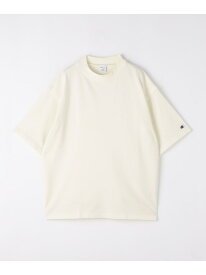 ＜Champion * monkey time＞ ピグメント モックネック Tシャツ monkey time BEAUTY&YOUTH UNITED ARROWS ビューティー＆ユース　ユナイテッドアローズ トップス カットソー・Tシャツ ホワイト グレー【送料無料】[Rakuten Fashion]