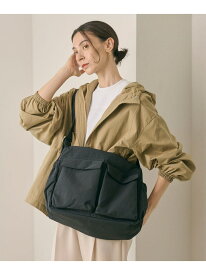 【SALE／10%OFF】フロント ダブルポケット ビッグ ショルダーバッグ BEAUTY&YOUTH UNITED ARROWS ビューティー＆ユース　ユナイテッドアローズ バッグ ショルダーバッグ グリーン ブラック【RBA_E】【送料無料】[Rakuten Fashion]