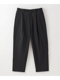 ＜Steven Alan＞ ナイロンオックス ワンプリーツ -BOLD Steven Alan ビューティー＆ユース　ユナイテッドアローズ パンツ その他のパンツ ブラック グレー ベージュ【送料無料】[Rakuten Fashion]