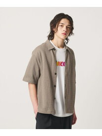【SALE／30%OFF】パナマ ニット シャツ ウォッシャブル BEAUTY&YOUTH UNITED ARROWS ビューティー＆ユース　ユナイテッドアローズ トップス カーディガン ブラック ベージュ【RBA_E】【送料無料】[Rakuten Fashion]