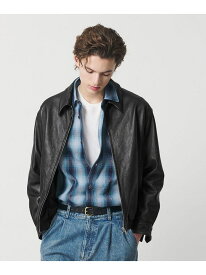 ラブ レザー バルーン ジャケット BEAUTY&YOUTH UNITED ARROWS ビューティー＆ユース　ユナイテッドアローズ ジャケット・アウター ライダースジャケット ブラック【送料無料】[Rakuten Fashion]