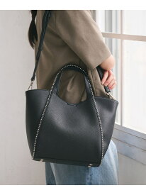 ボールチェーン トートバッグ -2WAY- BEAUTY&YOUTH UNITED ARROWS ビューティー＆ユース　ユナイテッドアローズ バッグ トートバッグ ピンク ブラウン グレー カーキグリーン ベージュ ブラック ネイビー【送料無料】[Rakuten Fashion]