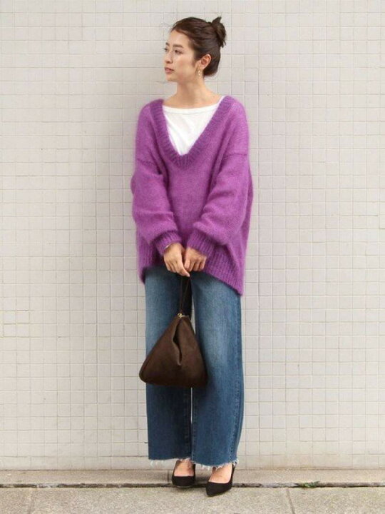 楽天市場】【SALE／50%OFF】BY∴ モヘアVネックニット BEAUTY&YOUTH 