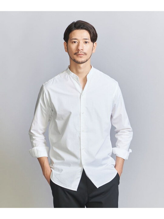 楽天市場】【WEB限定 WARDROBE SMART】コットン バンドカラー  