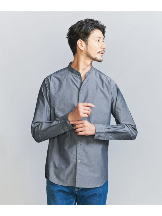 楽天市場】【WEB限定 WARDROBE SMART】コットン バンドカラー 
