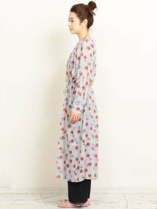 楽天市場】【SALE／40%OFF】BY リバティプリント ギャザーロング  