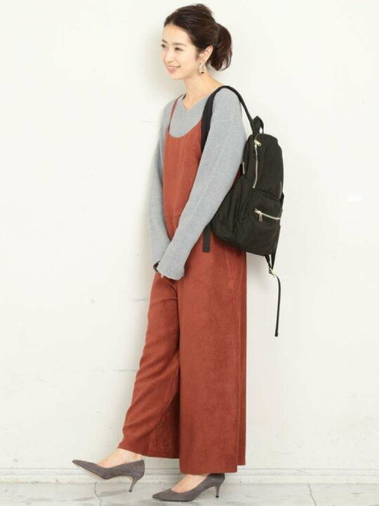 楽天市場】【SALE／40%OFF】BY∴ スエードタッチ9分丈オールインワン 