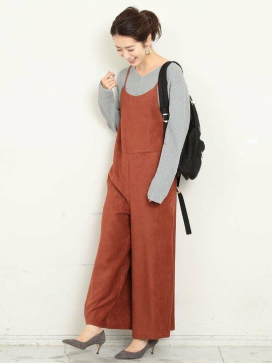 楽天市場】【SALE／40%OFF】BY∴ スエードタッチ9分丈オールインワン 