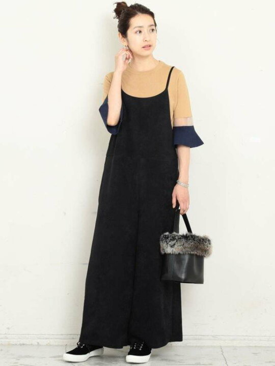 楽天市場】【SALE／40%OFF】BY∴ スエードタッチ9分丈オールインワン 