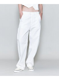 ＜6(ROKU)＞コットン ローウエスト パンツ 6(ROKU) ビューティー＆ユース　ユナイテッドアローズ パンツ その他のパンツ ホワイト【送料無料】[Rakuten Fashion]