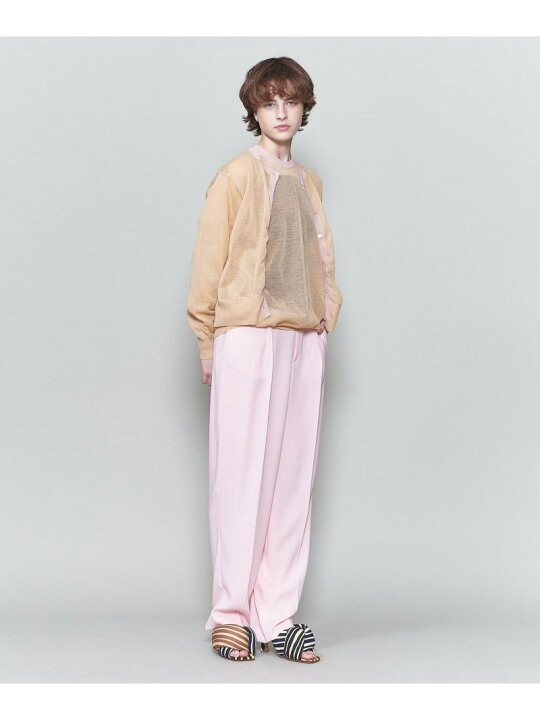 楽天市場】＜6(ROKU)＞GEORGETTE TUCK PANTS 23SS/パンツ 6(ROKU  