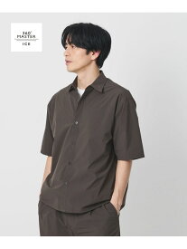 360°MASTER ICE ショートスリーブ シャツ セットアップ対応 接触冷感 ストレッチ 撥水 UVカット BEAUTY&YOUTH UNITED ARROWS ビューティー＆ユース　ユナイテッドアローズ トップス シャツ・ブラウス ブラック グレー【送料無料】[Rakuten Fashion]