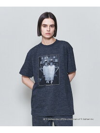 ＜6(ROKU)＞LIFE PICTURE COLLECTION TWINS Tシャツ 6(ROKU) ビューティー＆ユース　ユナイテッドアローズ トップス カットソー・Tシャツ ブラック ホワイト【送料無料】[Rakuten Fashion]