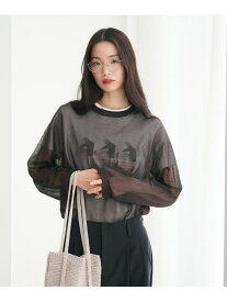 【SALE／40%OFF】レーヨンナイロン ライン シアーニット プルオーバー ウォッシャブル BEAUTY&YOUTH UNITED ARROWS ビューティー＆ユース　ユナイテッドアローズ トップス ニット ホワイト ブラウン【RBA_E】【送料無料】[Rakuten Fashion]