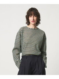 【SALE／40%OFF】＜6(ROKU)＞ポリエステル麻 ボーダー ニット 6(ROKU) ビューティー＆ユース　ユナイテッドアローズ トップス ニット グレー ホワイト【RBA_E】【送料無料】[Rakuten Fashion]