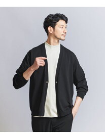 【WEB限定 WARDROBE SMART】マシーンウォッシュ 1B カーディガン【抗菌・防臭】 BEAUTY&YOUTH UNITED ARROWS ビューティー＆ユース　ユナイテッドアローズ トップス カーディガン ブラック ベージュ ネイビー【送料無料】[Rakuten Fashion]