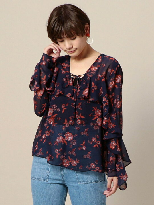 楽天市場】【SALE／40%OFF】＜THE FIFTH＞フラワープリントブラウス 