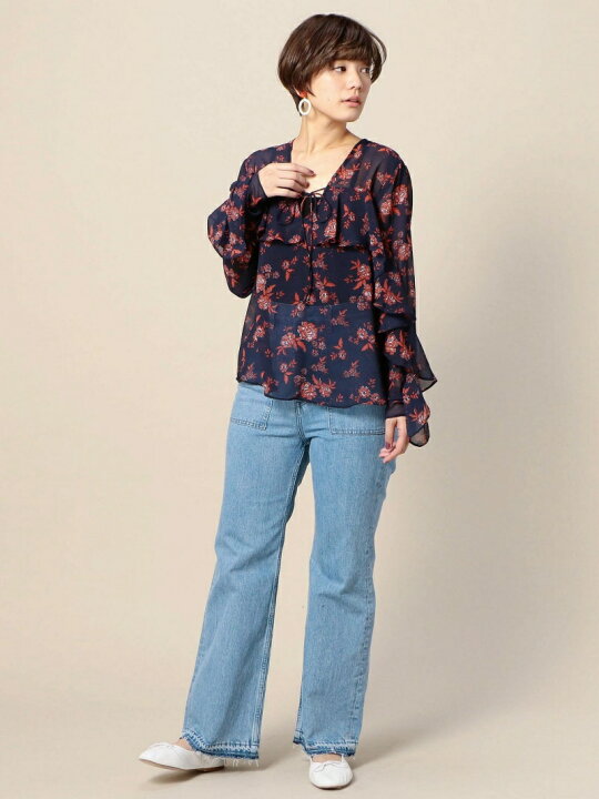 楽天市場】【SALE／40%OFF】＜THE FIFTH＞フラワープリントブラウス 