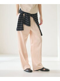 サテンドロースト ワイドパンツ ウォッシャブル BEAUTY&YOUTH UNITED ARROWS ビューティー＆ユース　ユナイテッドアローズ パンツ その他のパンツ ピンク ベージュ グレー【送料無料】[Rakuten Fashion]
