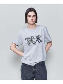 ＜6(ROKU)＞レトロスポーツ Tシャツ 6(ROKU) ビューティー＆ユース　ユナイテッドアローズ トップス カットソー・Tシャツ グレー【送料無料】[Rakuten Fashion]