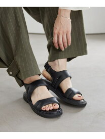プク ステッチ サンダル BEAUTY&YOUTH UNITED ARROWS ビューティー＆ユース　ユナイテッドアローズ シューズ・靴 サンダル グリーン シルバー ブラック【送料無料】[Rakuten Fashion]