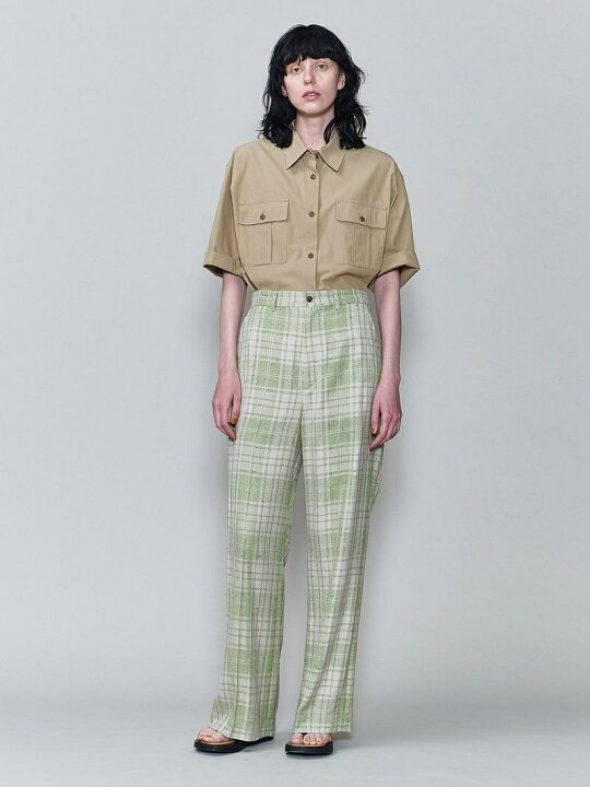 楽天市場】＜6(ROKU)＞NEP CHECK PANTS/パンツ 6(ROKU) ビューティー  