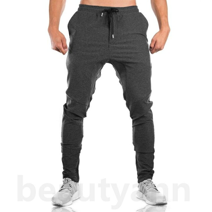 ジョガーパンツ メンズ スウェットパンツ 細身スリム 春 秋冬 スウェット スキニーパンツ おしゃれ ポケット付き フィットネス スポーツ ランニング ジムウェア 希少