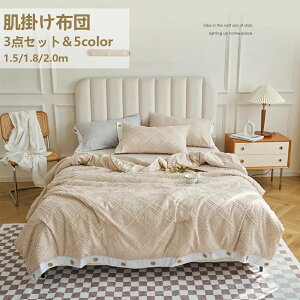 肌掛け布団 肌掛け布団セット 4点セット 枕カバー シーツ 夏用 肌布団 夏 柔らかい 通気性抜群 掛けふとん 掛ふとん ふとん タオルケット 肌ふとん シングル ダブル 夏布団 薄い ポリエステ