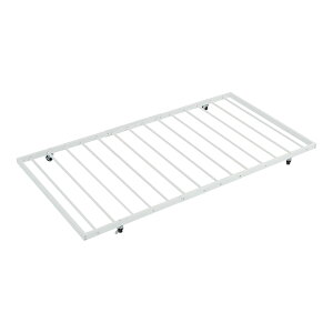 シングルベッド 195*97cm 移動可【キャスター付き】【ストッパー付き】パイプベッド シングル 収納 北欧風 子供部屋 スチール 耐震 頑丈