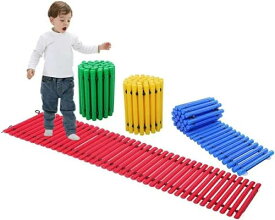 バランス橋 バランスボード 子供用 体幹 トレーニング 安全 スポーツ アウトドア 屋内 遊具 [遊びで子供のバランス感覚と運動能力がアップ] スポーツ アウトドア バランス木 多色