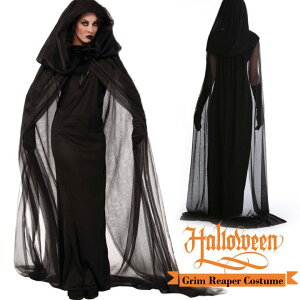 ハロウィン ハロウィーン ウィッチ 魔女 悪魔 ロングドレス コスプレ コスチューム 仮装 大きいサイズ Devil デビル HALLOWEEN バレンタイン プレゼント