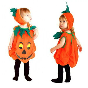 かぼちゃ パンプキン ハロウィン キッズ ベビー コスプレ衣装 女の子 男の子 子供用 仮装 ハロウィーン ダンス衣装 キッズ コスプレ コスチューム 子供 仮装 バレンタイン プレゼント